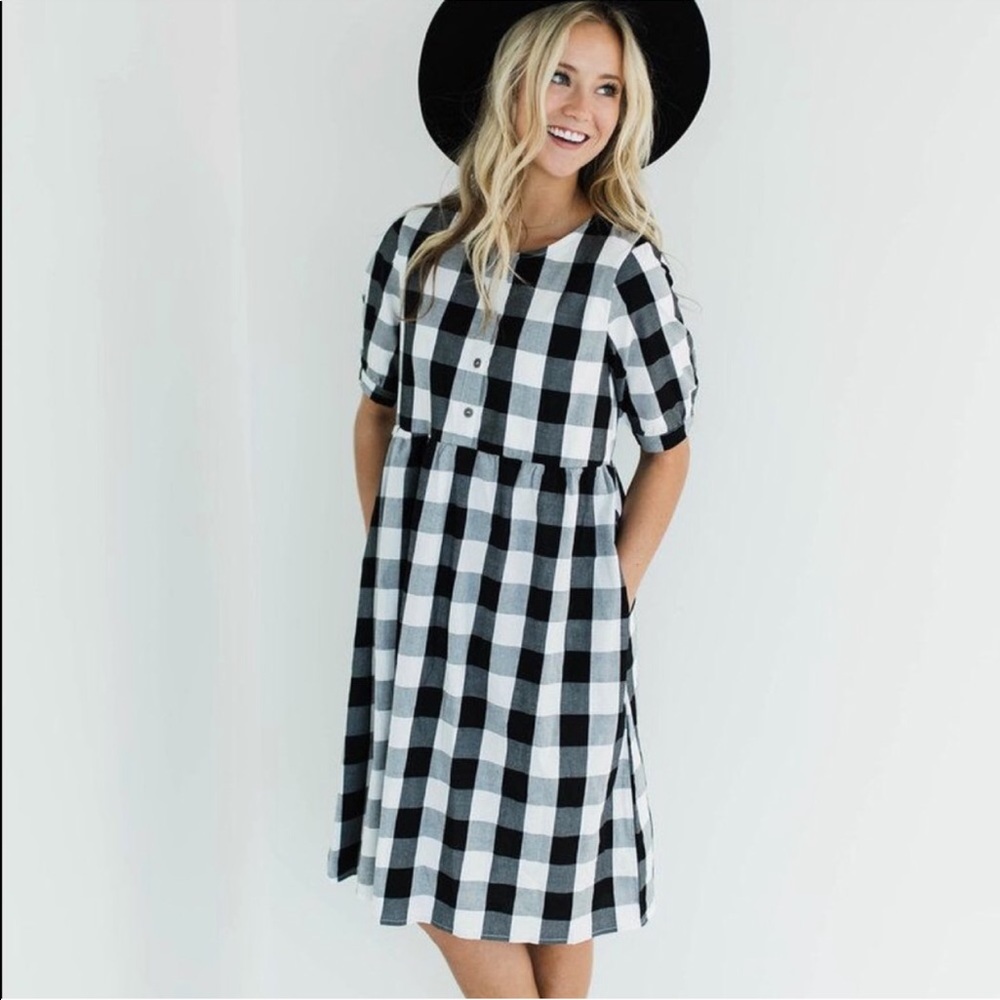 ROOLEE NWT Cambridge Court Plaid Dress